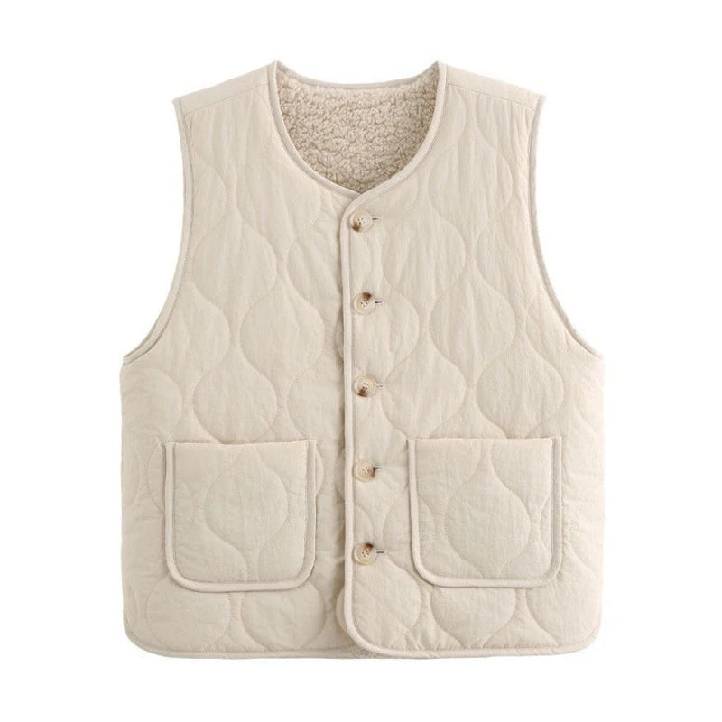 Rica Damen Wendeweste Fleece Warm