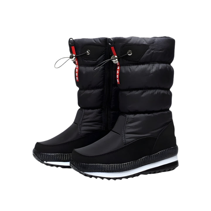 Winterstiefel Damen mit Reißverschluss und Steppung