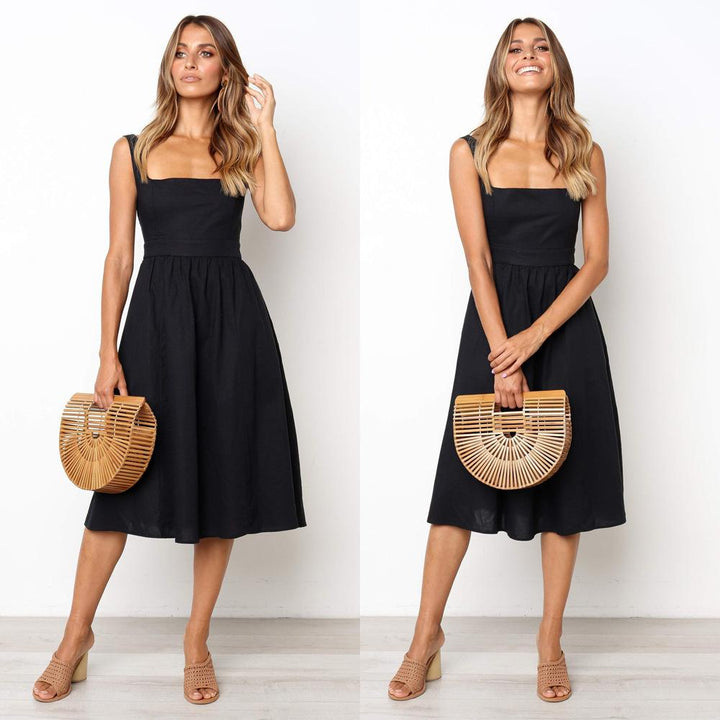 Fiorella Elegantes Midikleid mit Trägern