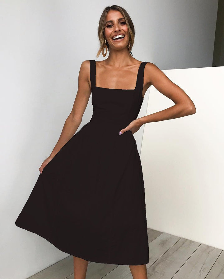 Fiorella Elegantes Midikleid mit Trägern