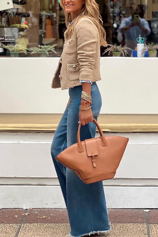 Tabea Stilvoller Blazer mit Fransen