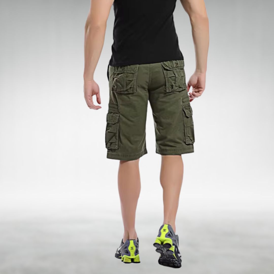Edmund Zuverlässige Cargo-Shorts mit Gürtel und Taschen für Herren