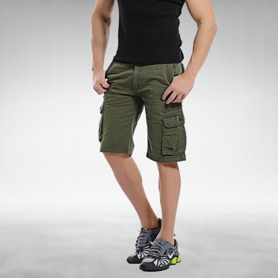 Edmund Zuverlässige Cargo-Shorts mit Gürtel und Taschen für Herren