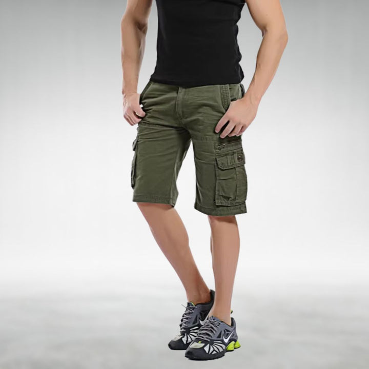 Edmund Zuverlässige Cargo-Shorts mit Gürtel und Taschen für Herren
