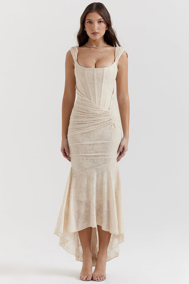 Matilde Damen Elegantes Abendkleid Rückenfrei