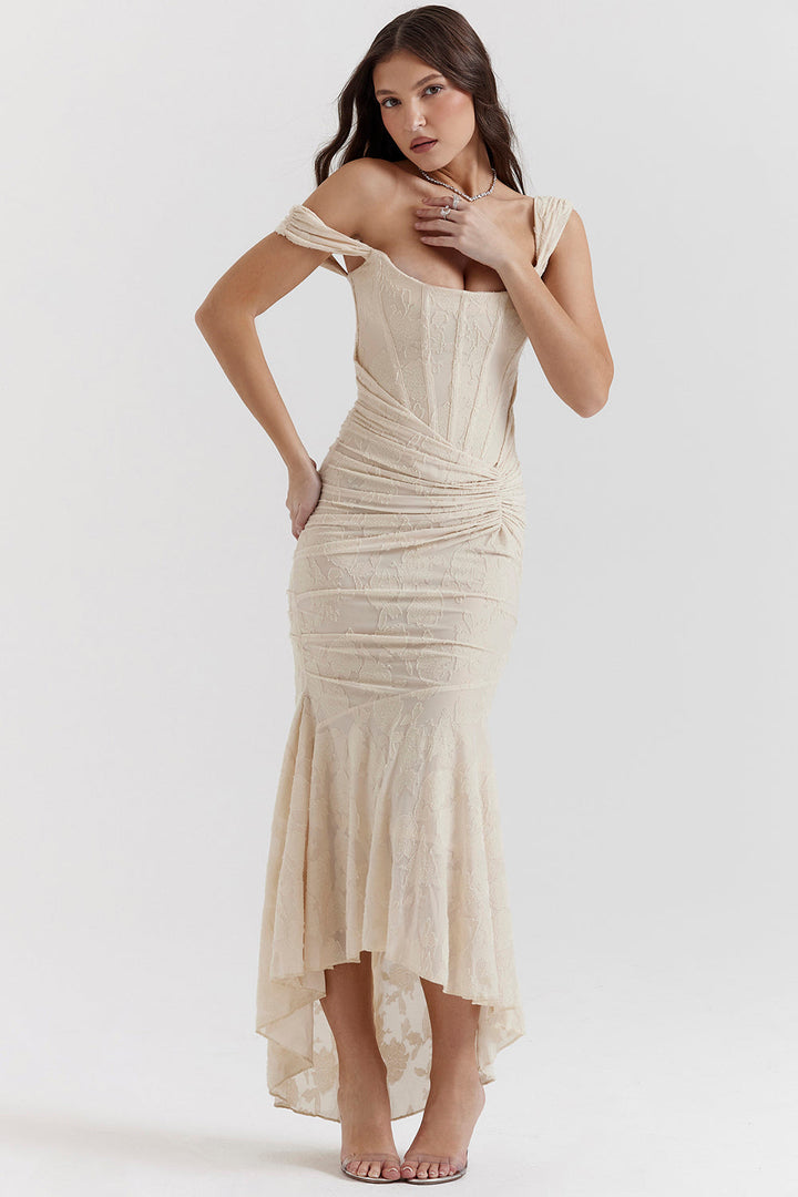 Matilde Damen Elegantes Abendkleid Rückenfrei