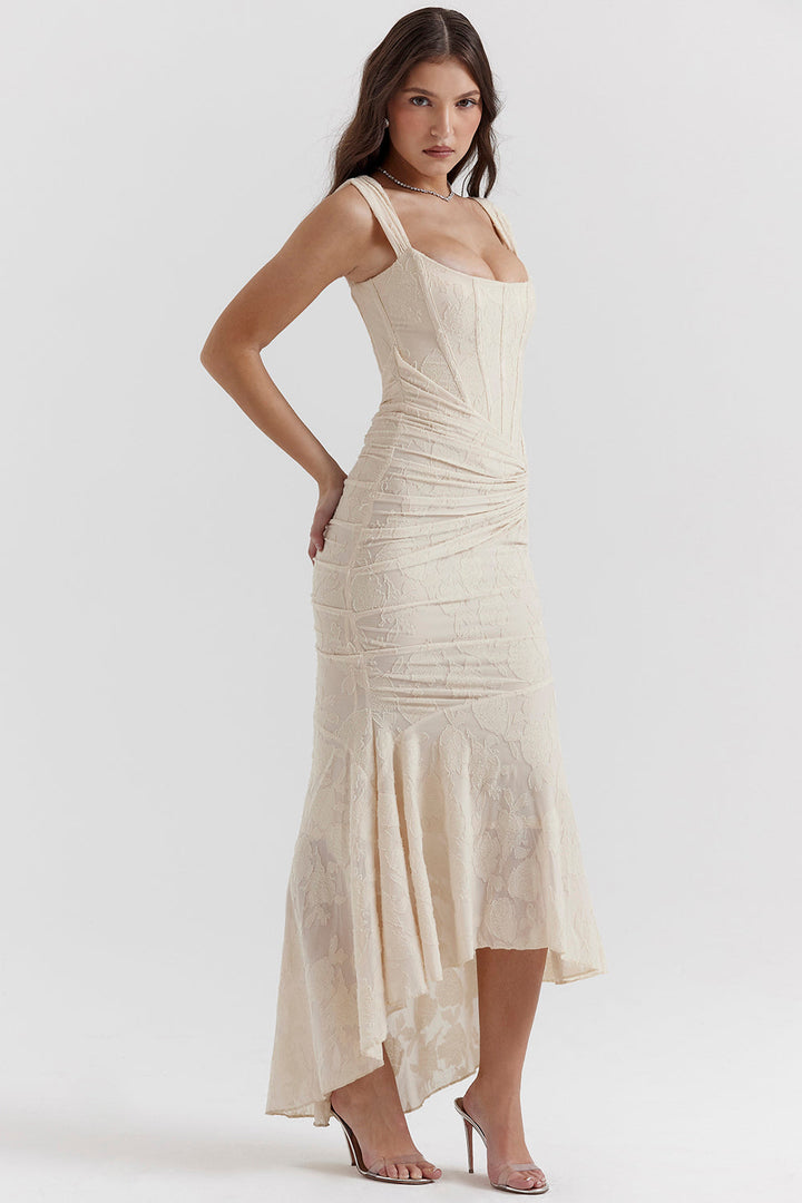 Matilde Damen Elegantes Abendkleid Rückenfrei