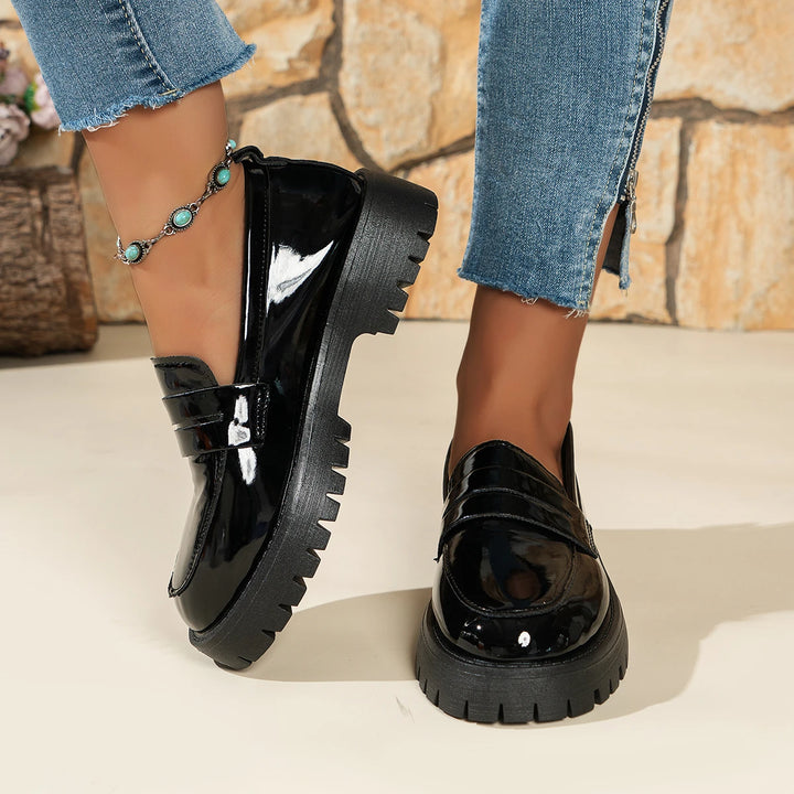 Damen-Loafer mit Profilierter Laufsohle und abgerundeter Zehenpartie