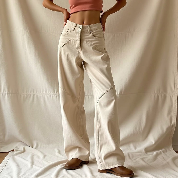 Irma pantaloni svasati ampi