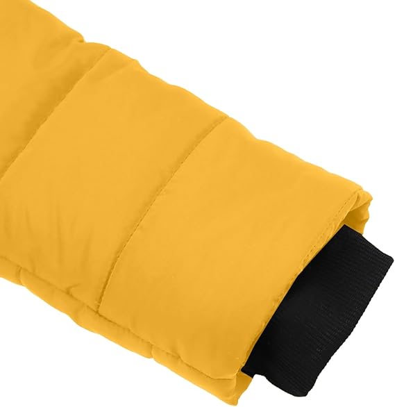 Damenjacke mit Steppung Kapuze und Reißverschlusstaschen