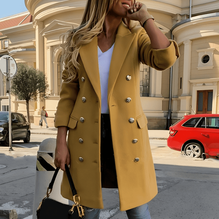 Ramona elegante cappotto da donna con bottoni