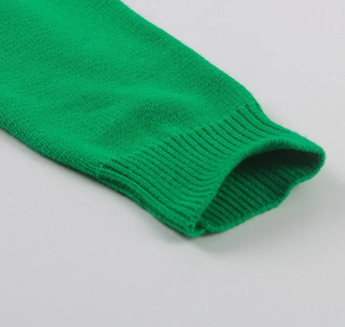 Damenpullover mit Rundhalsausschnitt und Schriftzug Pinky Promise