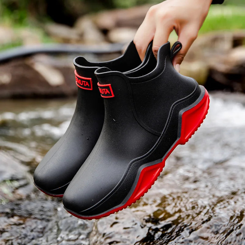 Damenstiefeletten knöchelhoch mit Zuglasche und Profilsohle