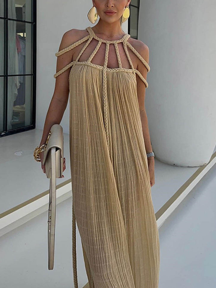Danika Leichtes Drapiertes Maxikleid für Damen