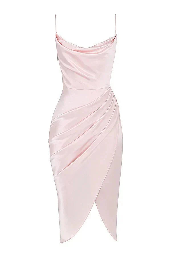 Eisa Luxe Seiden-Midiikleid mit Korsett für Damen