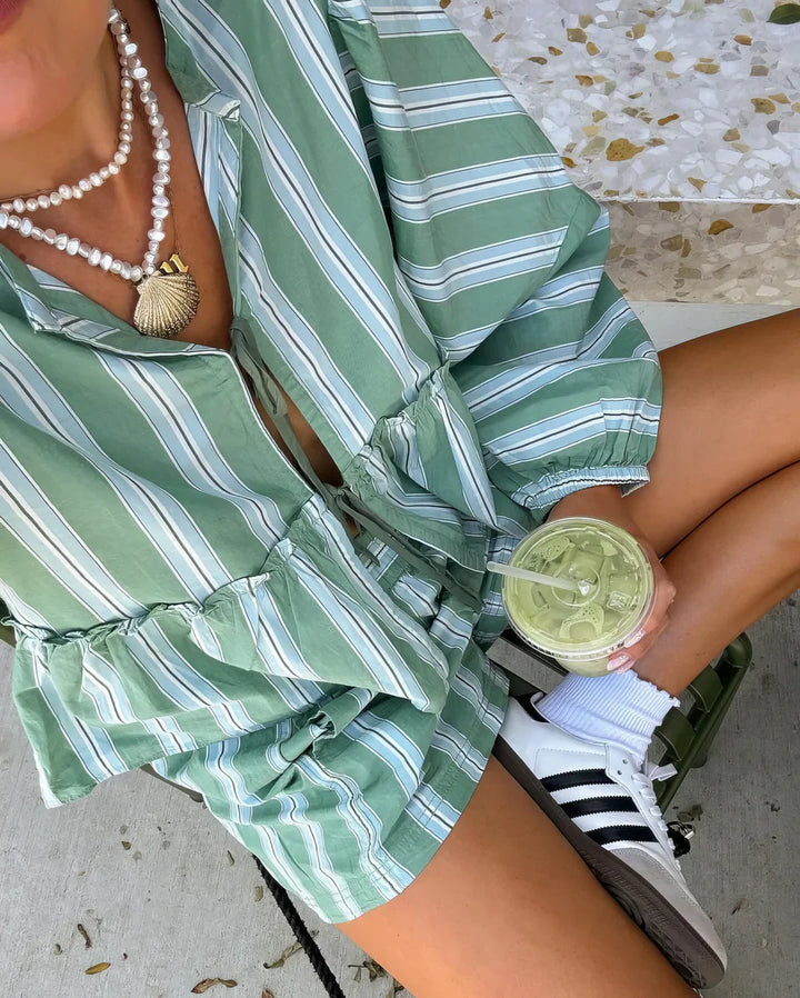 Eleana Atmungsaktives Sommer Zweiteiliges Set für Damen