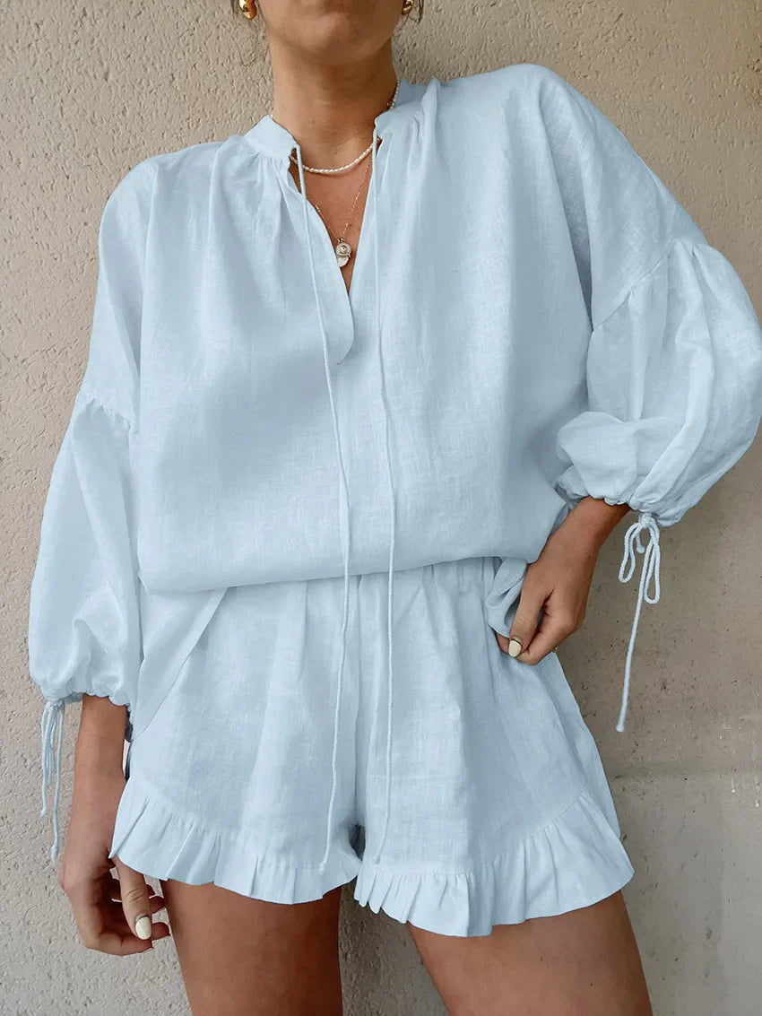 Esenia Stylisches Sommer-Vakanz Zweiteiliges Set für Damen