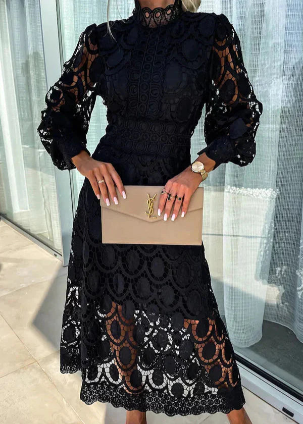 Maryana Damen Kleid Langarm