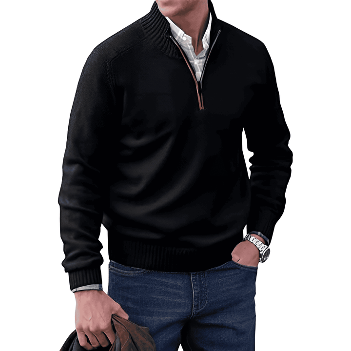 Florian Herren Quarter - Zip Pullover - Modehaus Blum