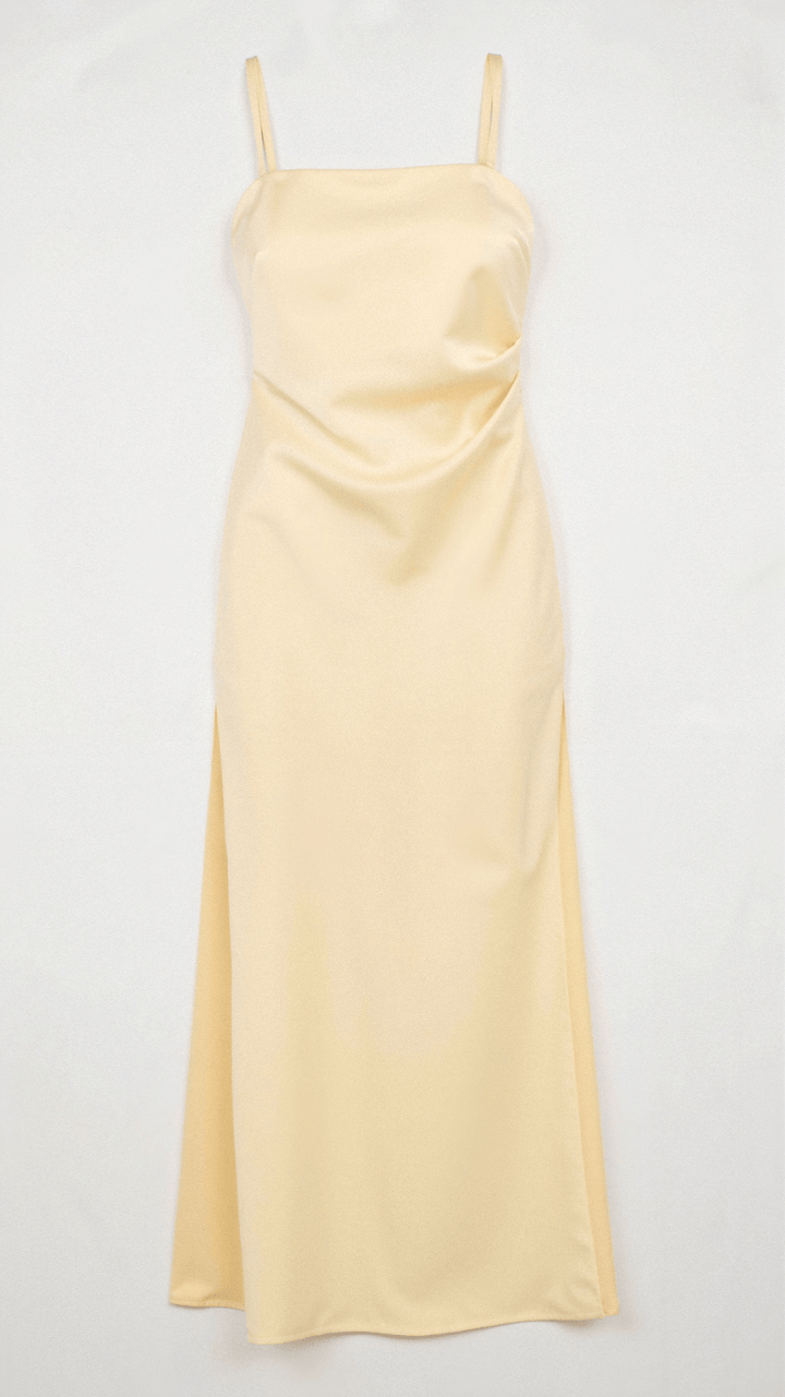 Wunderschönes Spaghettiträgern Maxikleid für Damen