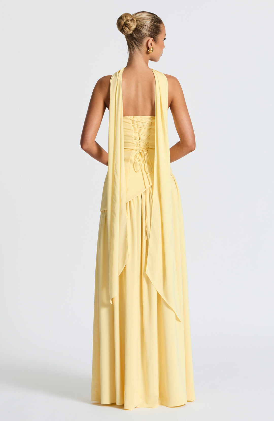 Elegantes Hochzeitsgäste Trägerloses Kleid mit hohem Schlitz für Damen