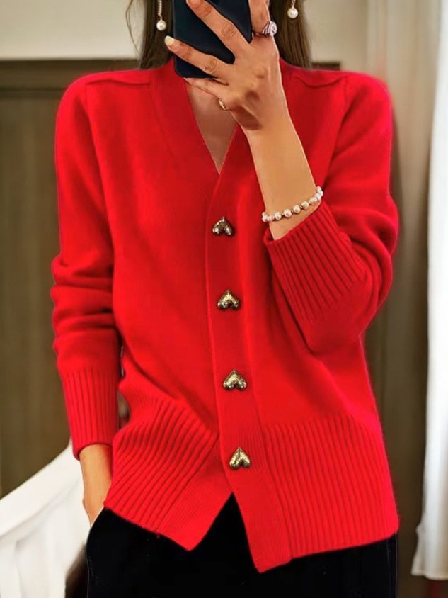 Greta Damen - Strickjacke mit Knöpfen - Modehaus Blum
