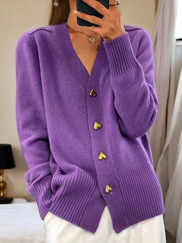 Greta Damen - Strickjacke mit Knöpfen - Modehaus Blum
