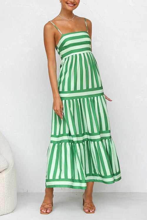 Zehra Schickes Spaghetti-Träger MaxiKleid für Damen
