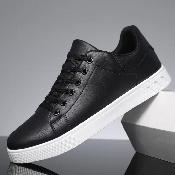 Herren Halbschuhe mit Schnürung und Gemusterter Außensohle