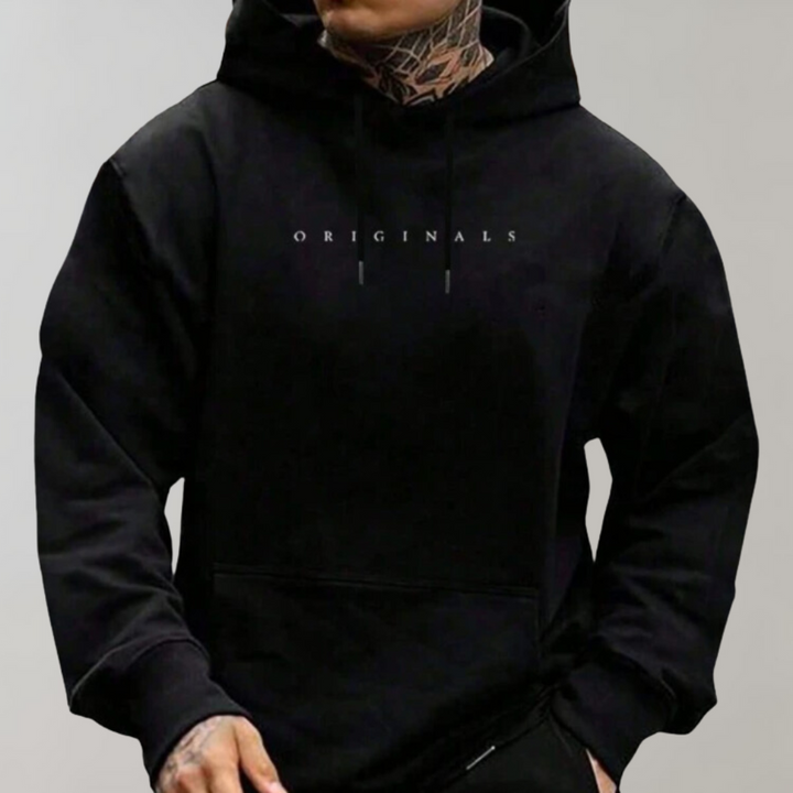 Herren Hoodie mit Kordelzug-Kapuze und Kängurutasche