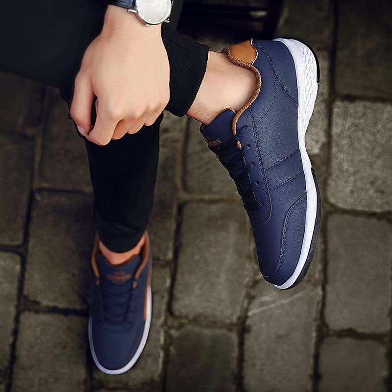 Herren Schnür-Sneaker mit Rundkappe und Strukturierter Laufsohle