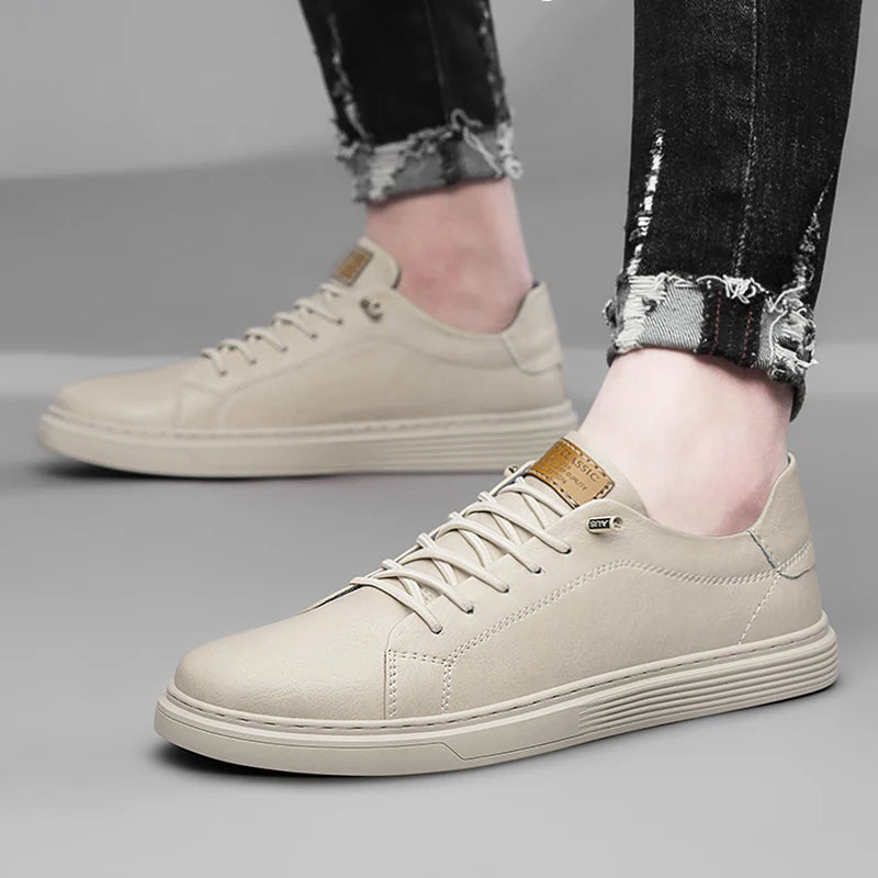 Leon sneaker in vera pelle