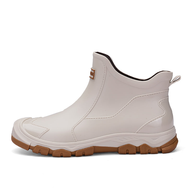 Herren Stiefeletten mit Zuglasche Hinten und Geschlossener Zehenpartie