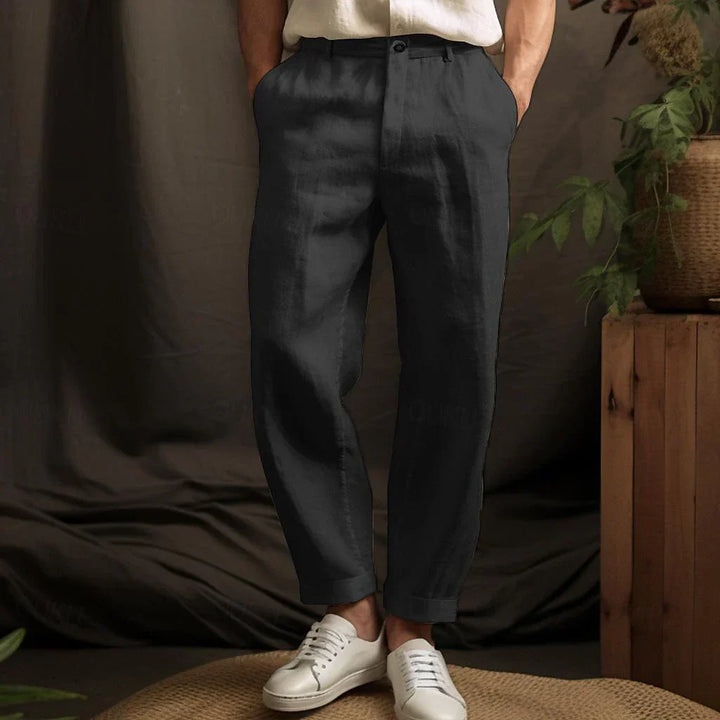 Herrenhose mit Reißverschluss und Seitentaschen