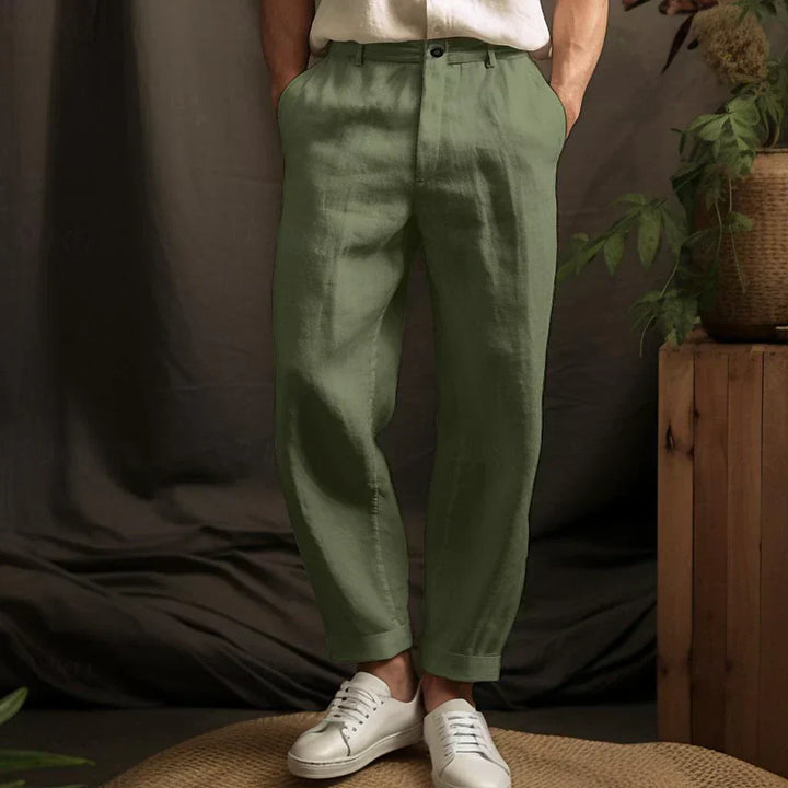 Herrenhose mit Reißverschluss und Seitentaschen