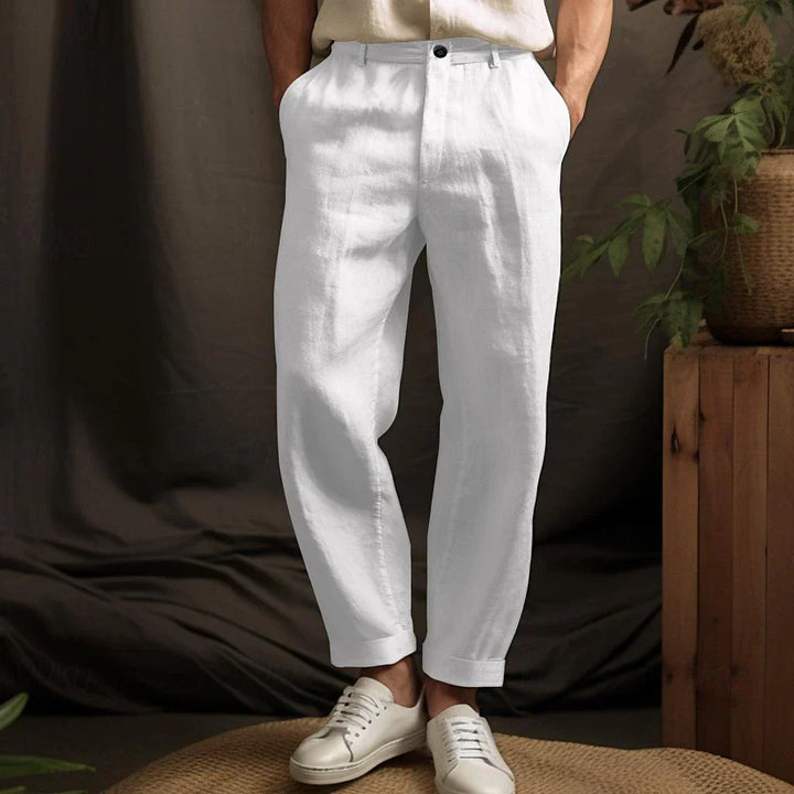 Herrenhose mit Reißverschluss und Seitentaschen