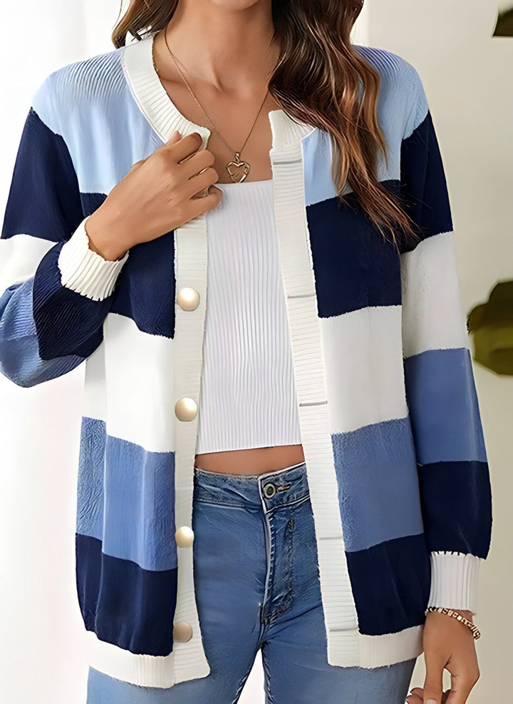 Elfriede Lockere Strickjacke