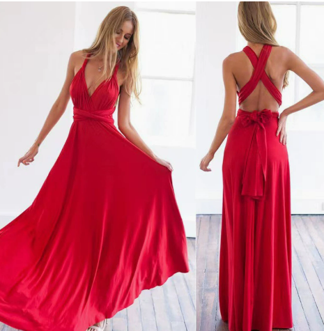 Zara Wickel-Maxikleid