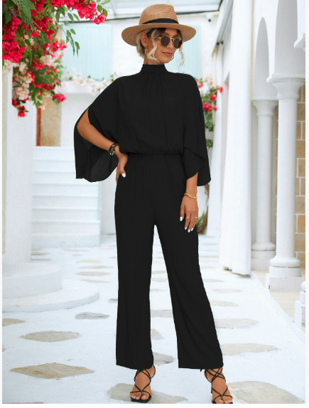 Donatella Damen Jumpsuit mit weitem Bein