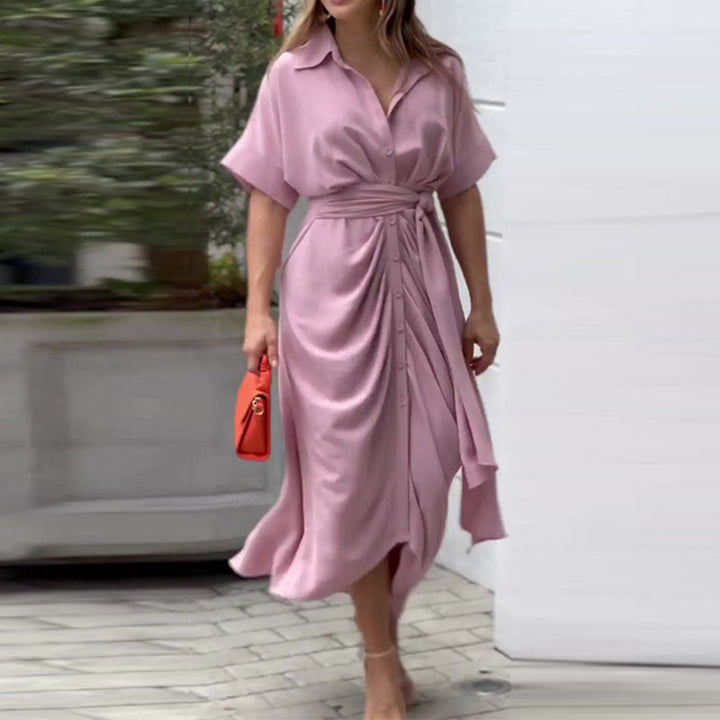 Waltraut Elegantes Maxikleid mit Gürtel für Damen