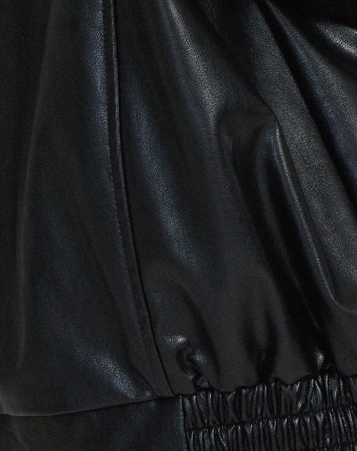 Oversized Langarmjacke mit elastischem Saum für Damen