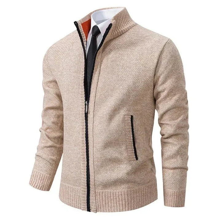 Jonas Winter Cardigan für Herren – Gefüttert, Reißverschluss & Taschen - Modehaus Blum