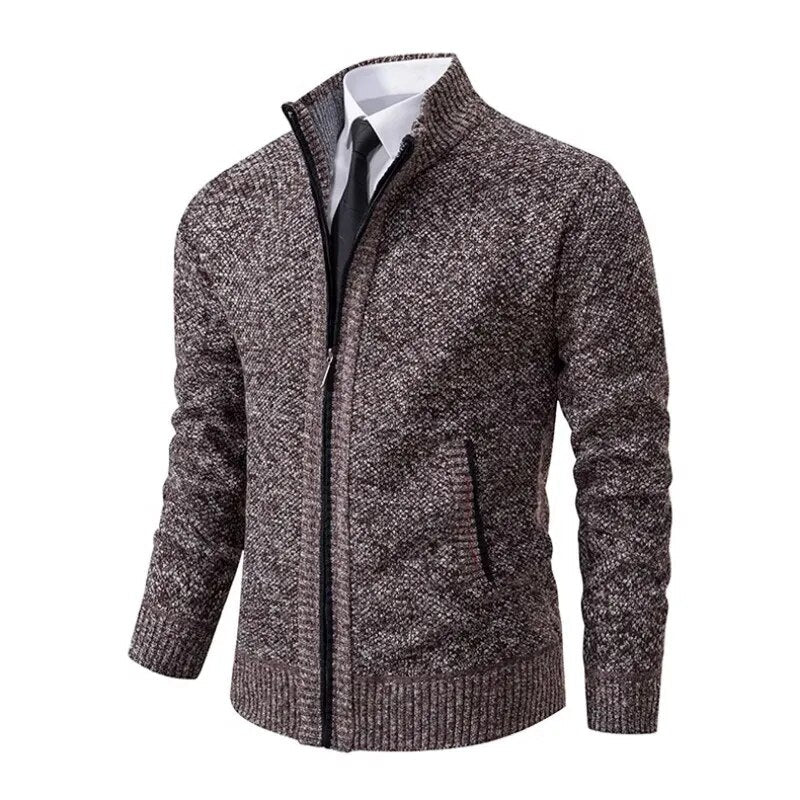 Jonas Winter Cardigan für Herren – Gefüttert, Reißverschluss & Taschen - Modehaus Blum