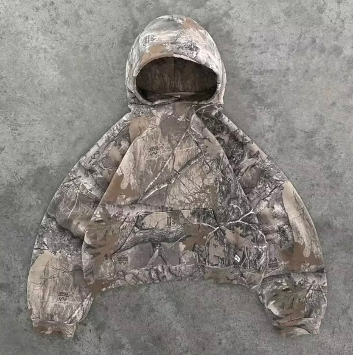 Karin Hoodie mit Leopardenmuster in Übergröße - Modehaus Blum