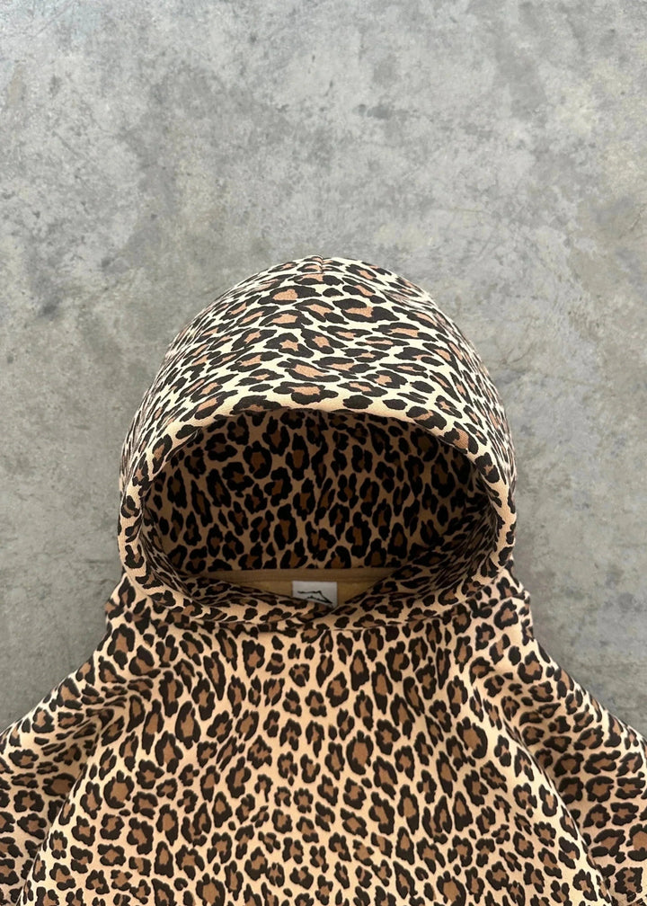 Karin Hoodie mit Leopardenmuster in Übergröße - Modehaus Blum