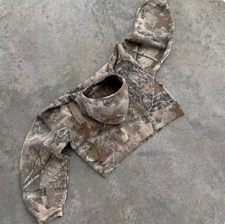 Karin Hoodie mit Leopardenmuster in Übergröße - Modehaus Blum