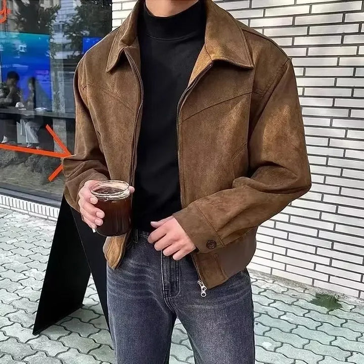 Herbert Vintage-Wildlederjacke