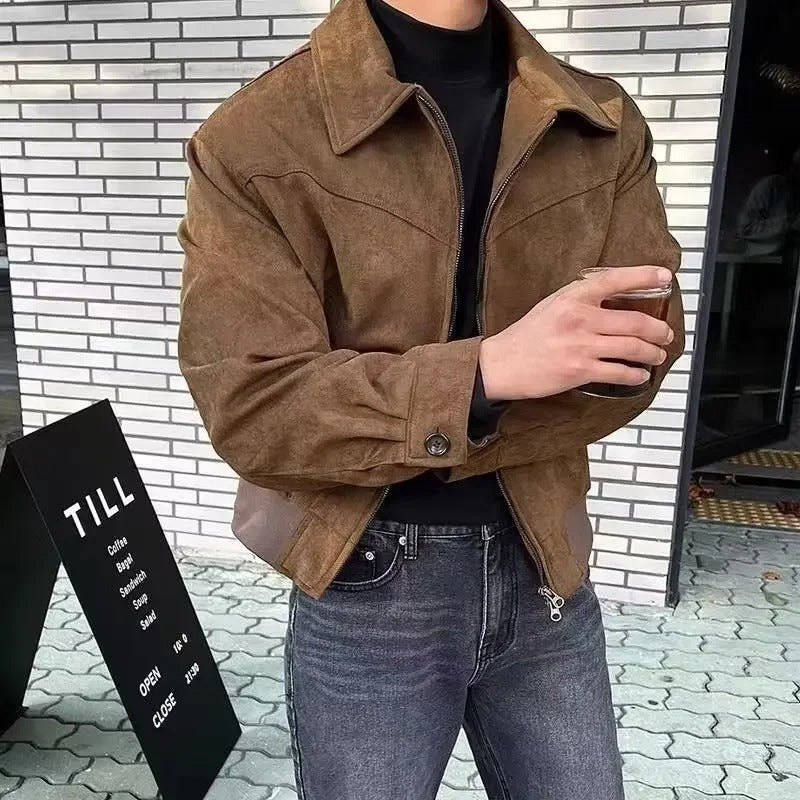 Herbert Vintage-Wildlederjacke