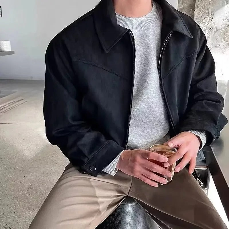 Herbert Vintage-Wildlederjacke