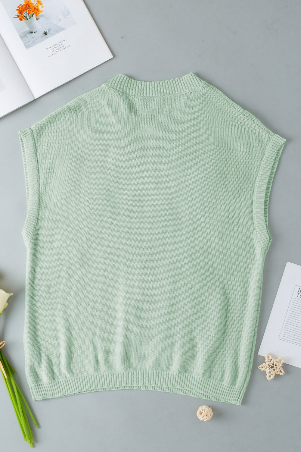Modisches Weichem Stoff Blumenmuster Häkel-Top für Damen